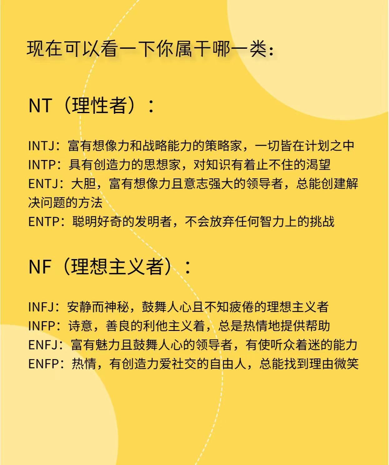 快速确认你的 MBTI 人格类型插图5