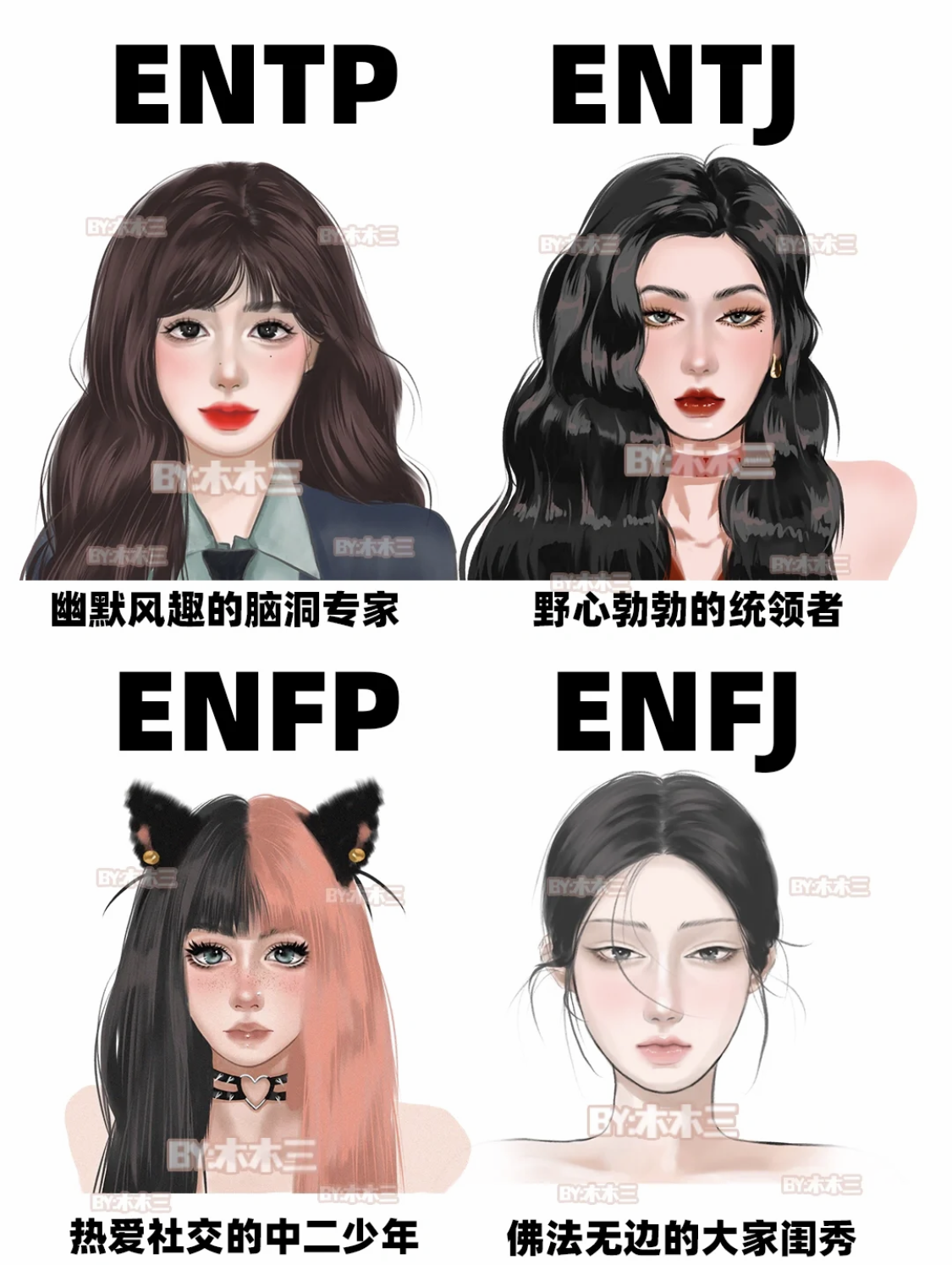 MBTI 16人格专属妆容插图1