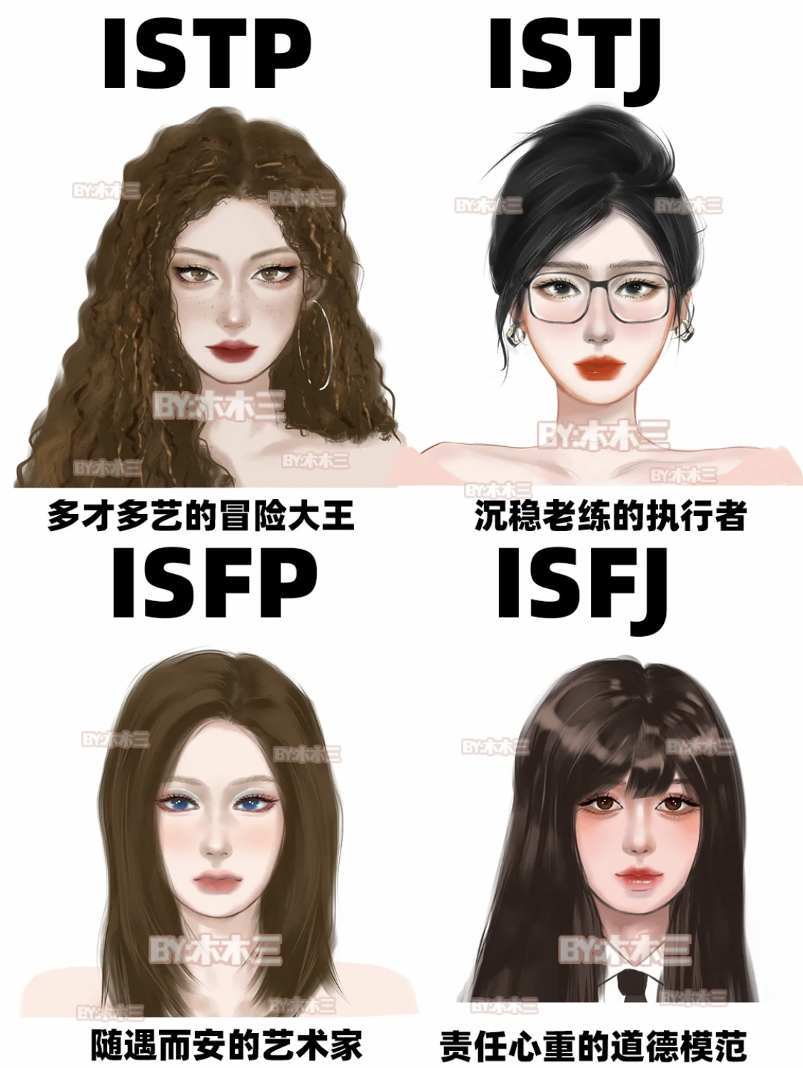 MBTI 16人格专属妆容插图3